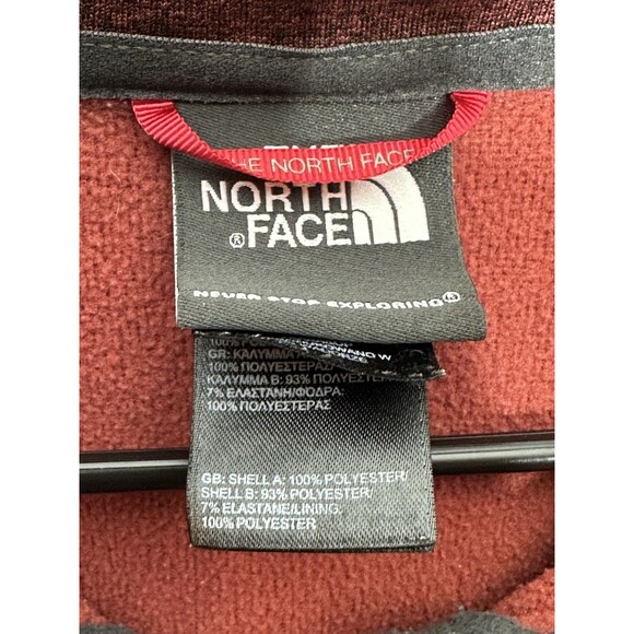 The North Face Sweater Mens XXL Burgundy Canyonlands Half Zip Pullover Casual - Picture 7 of 10